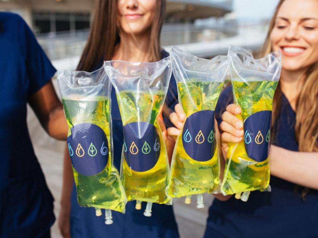 Nurse administering mobile IV vitamin drip therapy in Brent Cross - NW4